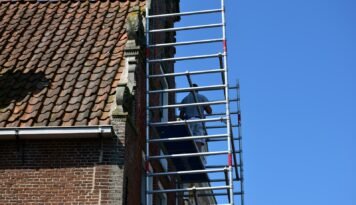 Werken aan een gevel: gevel schilderen