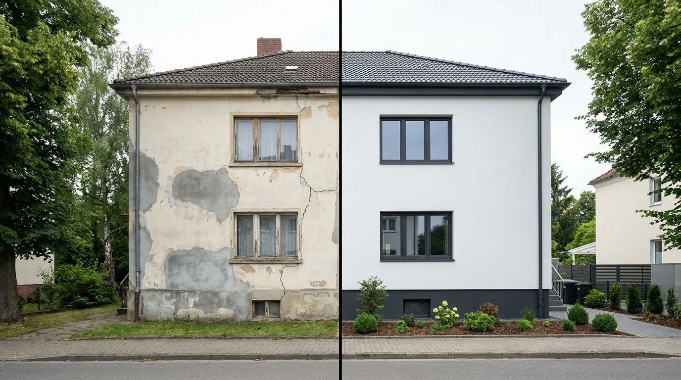 Afwerking naar keuze na renovatie